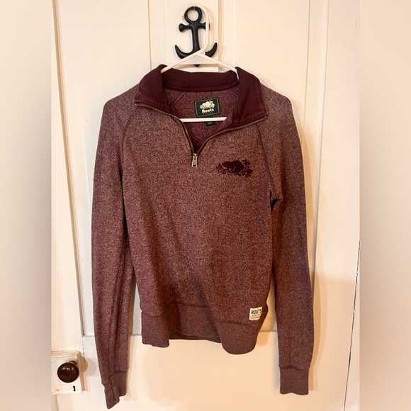 Roots Original 1/4 Zip Polo - Picture 2 of 2